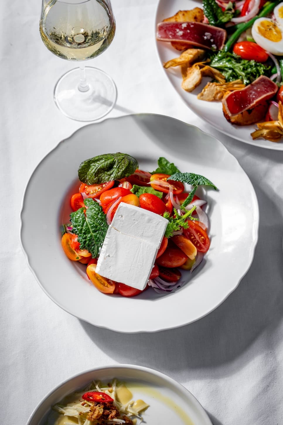 סלט עגבניות שרי