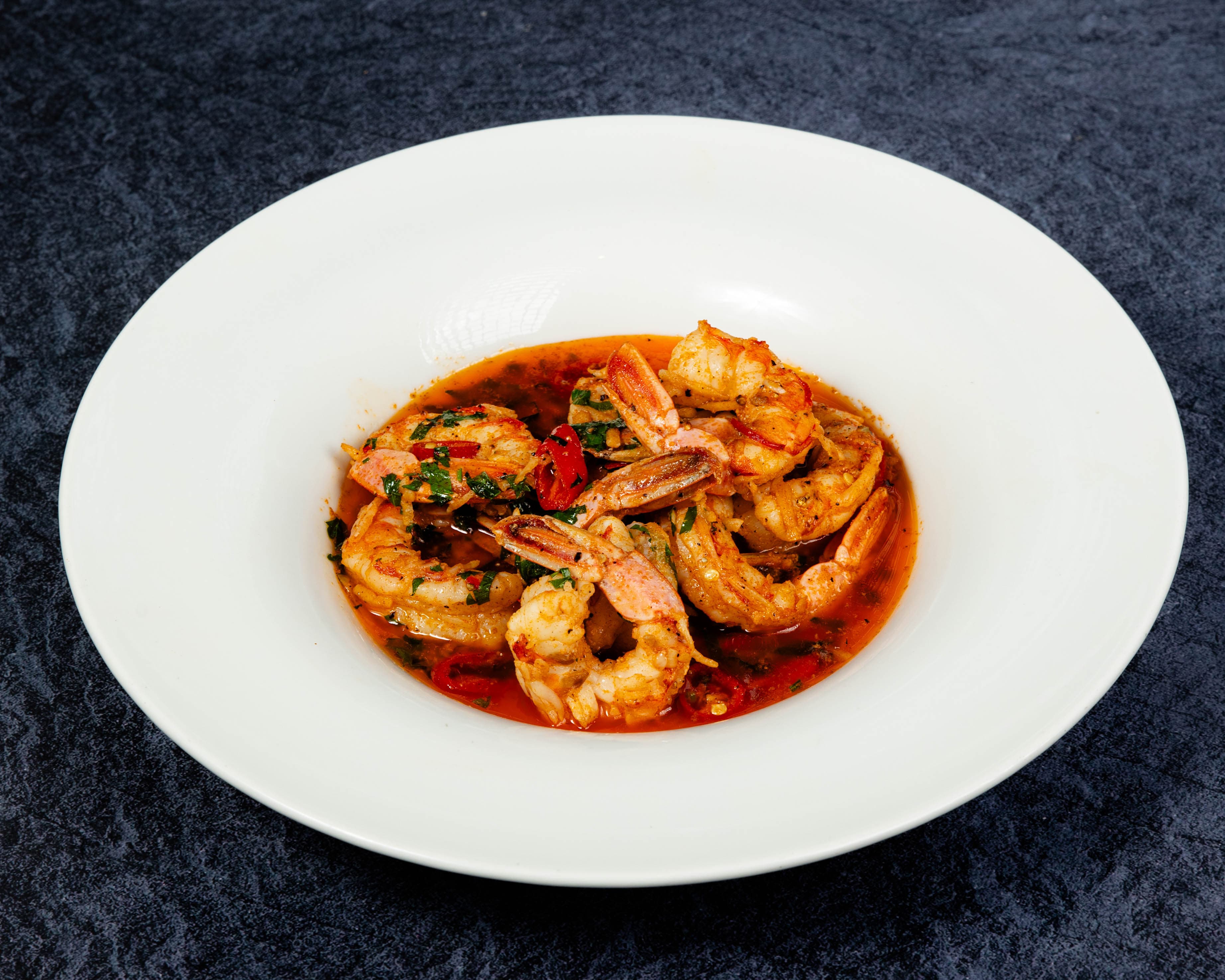 שרימפס שמן זית ושום